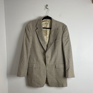 Daniel Cremieux 2 Button Plaid Suit Jacket Blazer Sz 38R